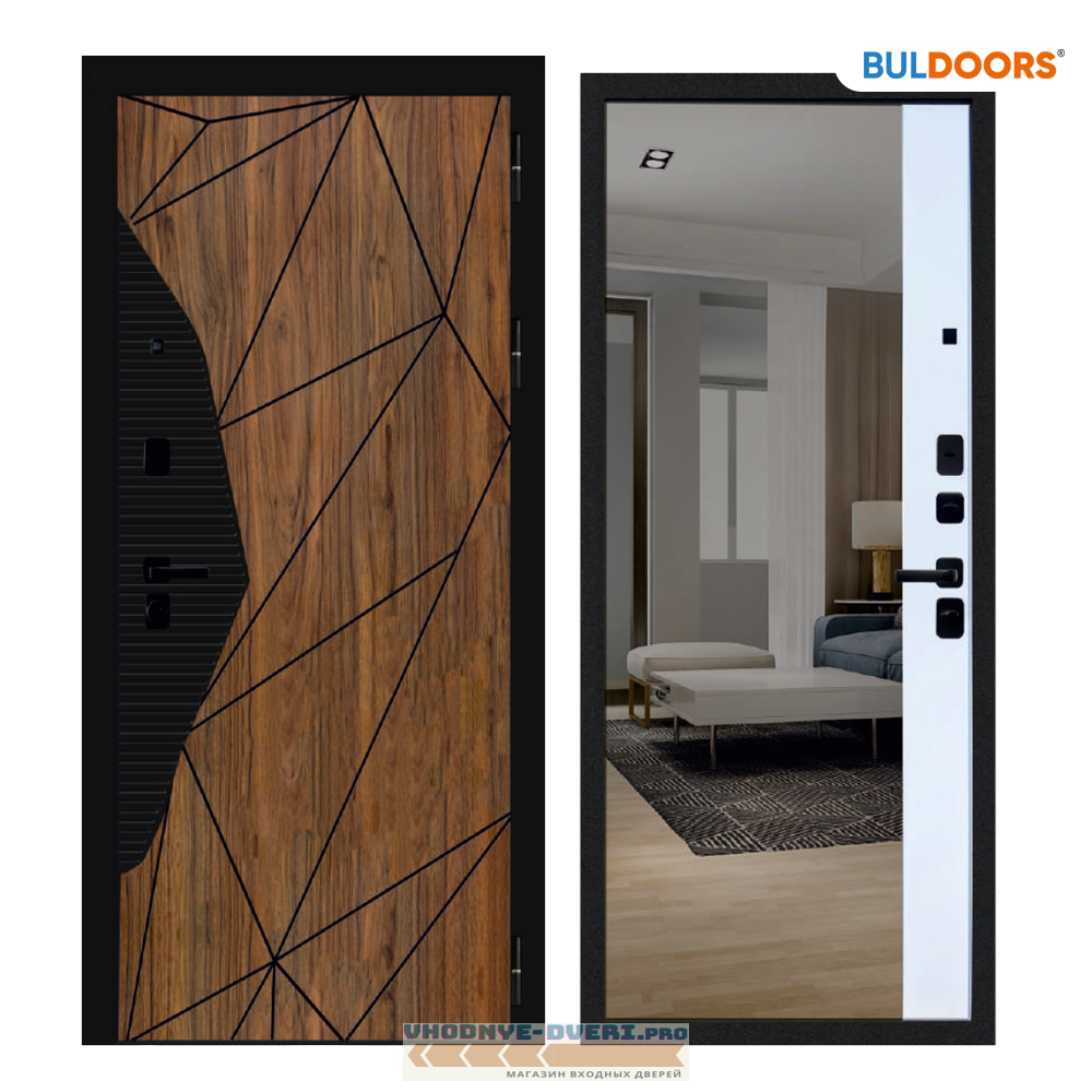 Дверь Бульдорс 90 PP WOOD